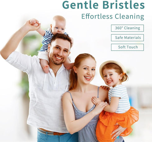 Three Sided Toothbrush, Autism Sensory Toothbrush, Kids Travel Toothbrushes, 3 Sided Brush Head Soft Bristle for Kids Gentle Clean Teeth Gum Care(...