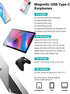 USB C Headphones for iPad 10 Pro Air (M4),iPhone 15 Pro Max Samsung S24 Ultra S23 FE S22,Magnetic Wired Earbuds Stereo USB Type C Earphones with M...