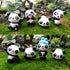 panda cake topper set cute panda figures Cute Panda Characters Toys Mini Figure Collection Playset for panda theme party supplies?13pcs?...