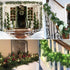 4 Strands Christmas Garland, Total 80 Feet Artificial Pine Garland Soft Greenery Garland for Holiday Wedding Party,Stairs,Fireplaces Decoration, O...
