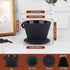 Segarty Silicone Pour Over Coffee Dripper, 1 Set Black Collapsible Coffee Maker Single Cup with Storage Pouch, Reusable Coffee Filter Cone Drip Ho...