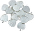 30 PCS 25mm Silver Heart Pendant Trays with Glass Setting,Pendant Blank Base,Silver Pendant Trays,Cameo Bezel Cabochon Settings...
