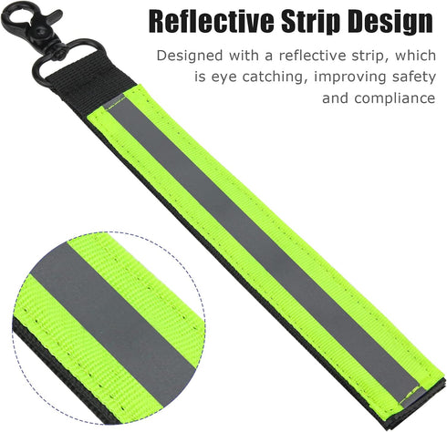 Firefighter Glove Strap, Heavy Duty Firefighter Turnout Gear Glove Safety Holder Strap with Reflective Trim Buckle UIInosoo...