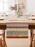 BOXAN Antique Southwestern Native Design Table Runner Cloth, Boho Cotton Geometric Striped Pattern Tribal Table Cover for Farmhouse Home Dinning L...