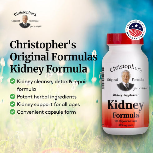 Christopher's Original Formulas Kidney Formula - Kidney Cleanse Detox & Repair Formula - Herbal Blend for Kidney Support...