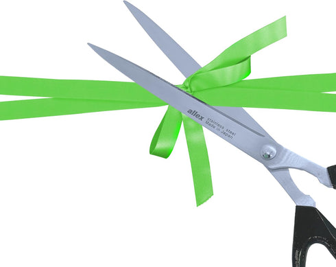 ALLEX Long Scissors 10-1/4" Razor Sharp Japanese Stainless Steel Blade, Giant Scissors for Ribbon Cutting Ceremony & Paper Cutting, Large Scissors...