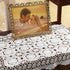 Damanni Cotton Handmade Crochet Lace Table Runner Doilies Dresser Scarves for bedrooms,19 Inch by 35 Inch?White...