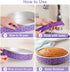 WAFJAMF 2 Piece Bake Even Cake Strip for Evenly Baked Cakes,Cake Pan Dampen Strips,Absorbent Thick Cotton, Prevent Crowning and Keep Cakes More Le...
