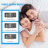 AMIR Projection Alarm Clock for Bedroom, 7.9 in Display LED Alarm Clock with 180° Rotatable Projector, Digital Clock with Brightness,Large Screen,...