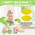 Baby Toys 0 to 12 Months, Musical Stuffed Animal Activity Soft Toys with Multi-Sensory Crinkle, Rattle and Textures, Infant Tummy Time Toys for Ne...