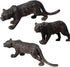 Gemini&Genius Leopard Animal Toy, Black Leopard Figurine Toy, Wildlife Action Figure Toy, Great Gifts, Collection, Cake Topper, Storytelling Props...