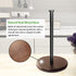 Countertop Paper Towel Holder Wood, OBODING, Farmhouse Standing Kitchen Paper Towel Holders with Real Wooden Base, fits Standard and Jumbo Size Pa...