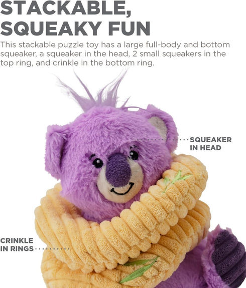 Outward Hound Ringamals Koala Interactive Plush Dog Toy Puzzle...