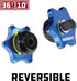 Powerbuilt 3/8 Inch Drive Palm Ratchet Handle, Finger Ratchet, Stubby Thumb Ratchet 2-in-1 for Tight Spaces - 941264...