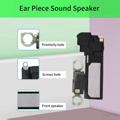 Earpiece Speaker Replacement for iPhone Xs MAX Repair for XSMAX Earspeaker Front Ear Piece with Ambient Light Sensor Fix Proximity Sensor Assembly...