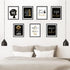 8 x 10 Inch Inspirational Wall Décor Teen Black Girls Bedroom Décor Makeup Lash Lips Wall Art Poster, Motivational Design for Bathroom Beauty Salo...
