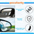 2Pcs Upgrade Blind Spot Mirror, 360° HD Glass Frameless Convex Rear View Mirrors Exterior Accessories with wide angle Adjustable Stick Blind Spot ...