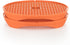 Boerner Crispymaker Set (Set of 2/ Orange) • Microwave Chips Crisp Maker • Make Fresh Homemade Crisps in Minutes • Vegetable Chips without Oil...