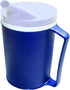 Rehabilitation Advantage Insulated Blue Mug with White Snorkel Lid, Non-Weighted...
