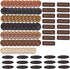 100 Pack Assorted Wood Wooden Buttons Black Brown Beige 4 Hole Mixed Sewing Art DIY Craft Supplies Kits with Box...