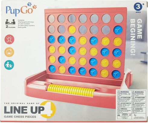 4 in a Row Game - 6 Spare Discs Included, Board Games Toys for Kids, Classic Four in a Row and Family Fun Games for Ages 3 4 5 6 7 8 12 Year Old B...