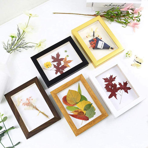 WANDIC Wooden Flower Press Kit with Instructions, 6 Layers A5 Flower Preservation Art Kit Dried Flower Craft Kit Plant Press Book for Gift DIY Art...