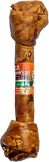 Pet Factory American Beefhide 12" Knotted Bone Dog Chew Treat - Peanut Butter Flavor, 1 Count/1 Pack...