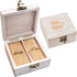 Strova Wooden Ring Box for Wedding Rings and Couple Jewelry - Engraved Mr. & Mrs. Lettering - Ring Bearer Box for Display or Personal Organizer - ...