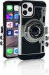 New Emily in Paris Phone Case, Vintage Camera Design for iPhone 11/12/13 Pro Max, with Long Anti-Lost Lanyard...
