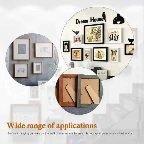 100PCS Picture Turn Button Fasteners Photo Frame Hardware, Black...