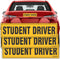 TOTOMO Student Driver Magnet for Car - Large 12"x3" Magnetic Reflective Vehicle Safety Sign for New Rookie Learner Drivers Removable Bumper Sticke...
