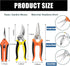 3 Pack Garden Pruning Shears, Gardening Shears Garden Scissors Stainless Steel Garden Shears, Pruning Gardening Scissors, Garden Clippers, Pruning...