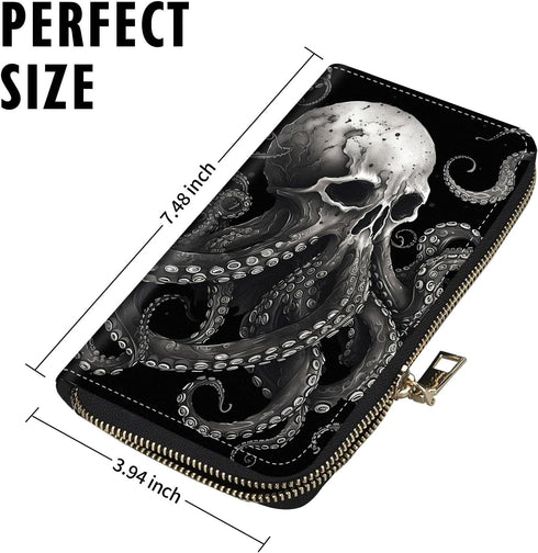 Women Wallets Large Capacity Clutch Purse for Men Women Ladies Slim Purse Credit Card Holder, RFID Blocking Wristlet Cell Phone Wallet for Men Wom...