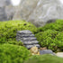 Gray Outdoor Décor Miniature Resin Bridge Stair Stone Straight Bridge Stairs Stone Steps Garden Fairy Ornament Flower Pot Plant Micro Landscaping ...