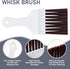 3 Pcs Air Conditioner Condenser Fin Cleaning Brush, Includes Stainless Steel Straighten Coil Comb Brush, Refrigerator Coil Cleaner Brush and Whisk...