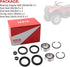 Front Wheel Bearings Seals for Honda FourTrax 300 Rancher 350 400 420 Only for 4x4, OEM# 91051-HC5-003 91209-HN2-003 91256-HC5-003...