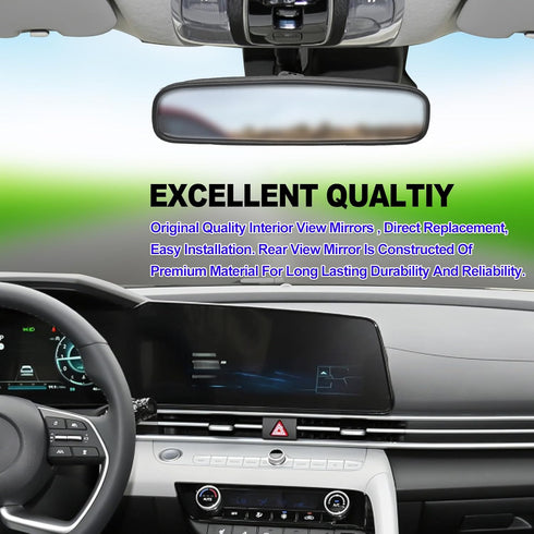 Inside Rearview Center Mirror Replacement for 11-15 Tucson 12-15 Veloster 10-15 Kia Forte 11-15 Optima Forte5 Sorento Soul #85101-3X100...