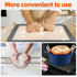 2+1 Professional Silicone Baking Mat & Long-Handled Silicone Bread Sling Set, Anti-Stick And Easy to Clean, Reusable Food Baking Silicone Mat to T...