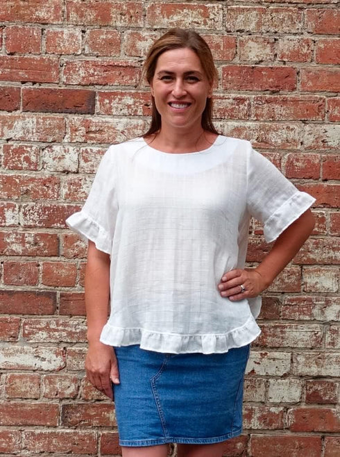 Style Arc Sewing Pattern - Selina Woven Top (Sizes 10-22)...