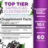 Elderberry Immune Support 10:1 Extract Capsules - Daily Immune Support Supplement for Adults, Natural Sambucus Black Elderberry Vitamins, Vegan Vi...