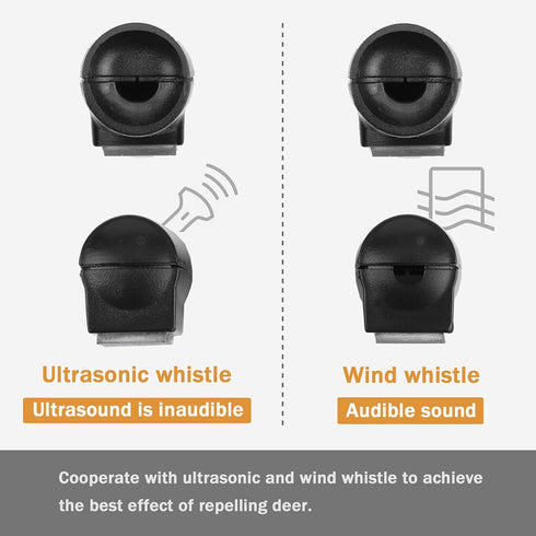 SINGARO 4 Pack Car Deer Whistle Warning for Car Horn Unit, Deer Whistle for Vehicles with Rubber Pads, Car Exterior Accessories, Suitable for Cars...