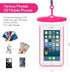 Universal Waterproof Phone Pouch, 4 Pack Waterproof Phone Lanyard Case for iPhone15 14 13 12 Pro Max XS Plus Samsung Galaxy Note up to 6.9", IPX8 ...