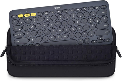 Keyboard Sleeve Case for Logitech Pebble Keys 2 K380s & Logitech K380 Bluetooth Keyboard, Wireless Keyboard Shockproof Protective Travel Neoprene ...