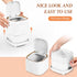 Mini Countertop Trash Can with 12 Rolls of Trash Bags, Desk Trash Can Tiny Trash Can with Press Type Lid, Desktop Trash Can Applicable for Bathroo...