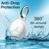 JETech 4 Pack Waterproof Case for AirTag with Keychain, Full Body Anti-Scratch Air Tag Keyring Holder Cover for Kids, Pet Collar, Keys, Luggage, B...