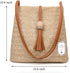 GL-Turelifes Round Summer Straw Bag Big Weave Handbags Beach Shoulder Bags Vocation Tote HandbagsTravel Bag for Women...