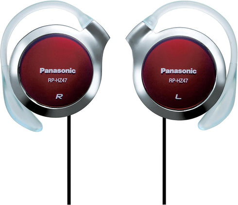 Panasonic Clip Headphone Red RP-HZ47-R (Japan Import)...