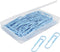 Paper Clip, Large Paper Clips, Jumbo, 50mm, 2 inches, Smooth, 100 Pcs/Box (Light Blue)...