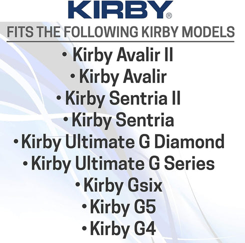 Kirby Allergen Reduction HEPA Filter Bags 6-Pack | Part #204811 | OEM Replacement for F-Style & Twist-Style Kirby Vacuums...