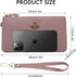 imeetu Women's Wristlet Clutch Purse Leather Cell Phone Wallet Handbag with Wrist Strap...